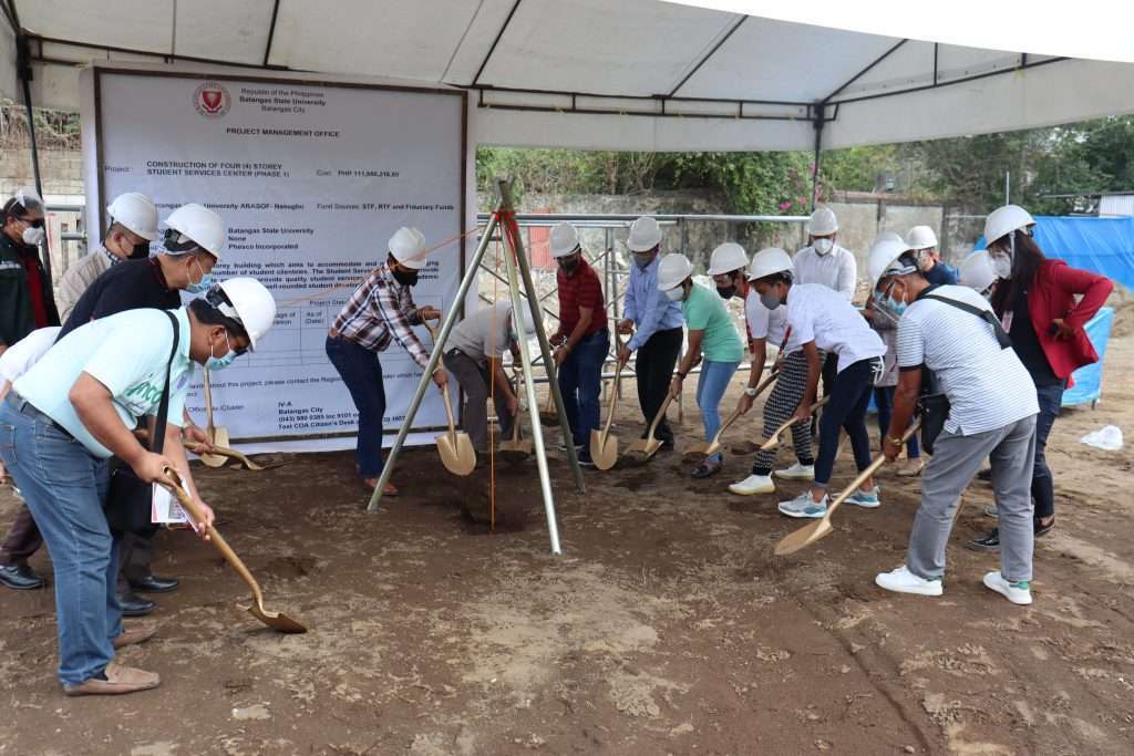 New student services building breaks ground in BatStateU ARASOF-Nasugbu ...