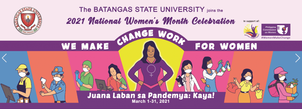 2021 National Women’s Month #WomenMakeChange | Batangas State