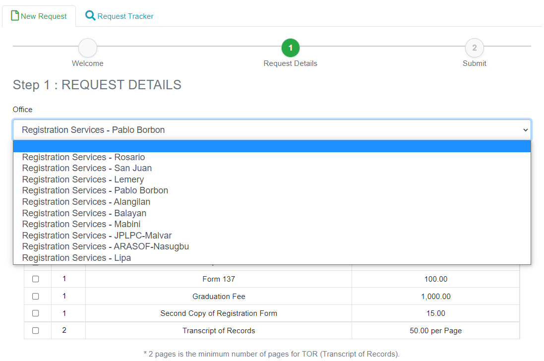 how to send my bsu transcripts to another school