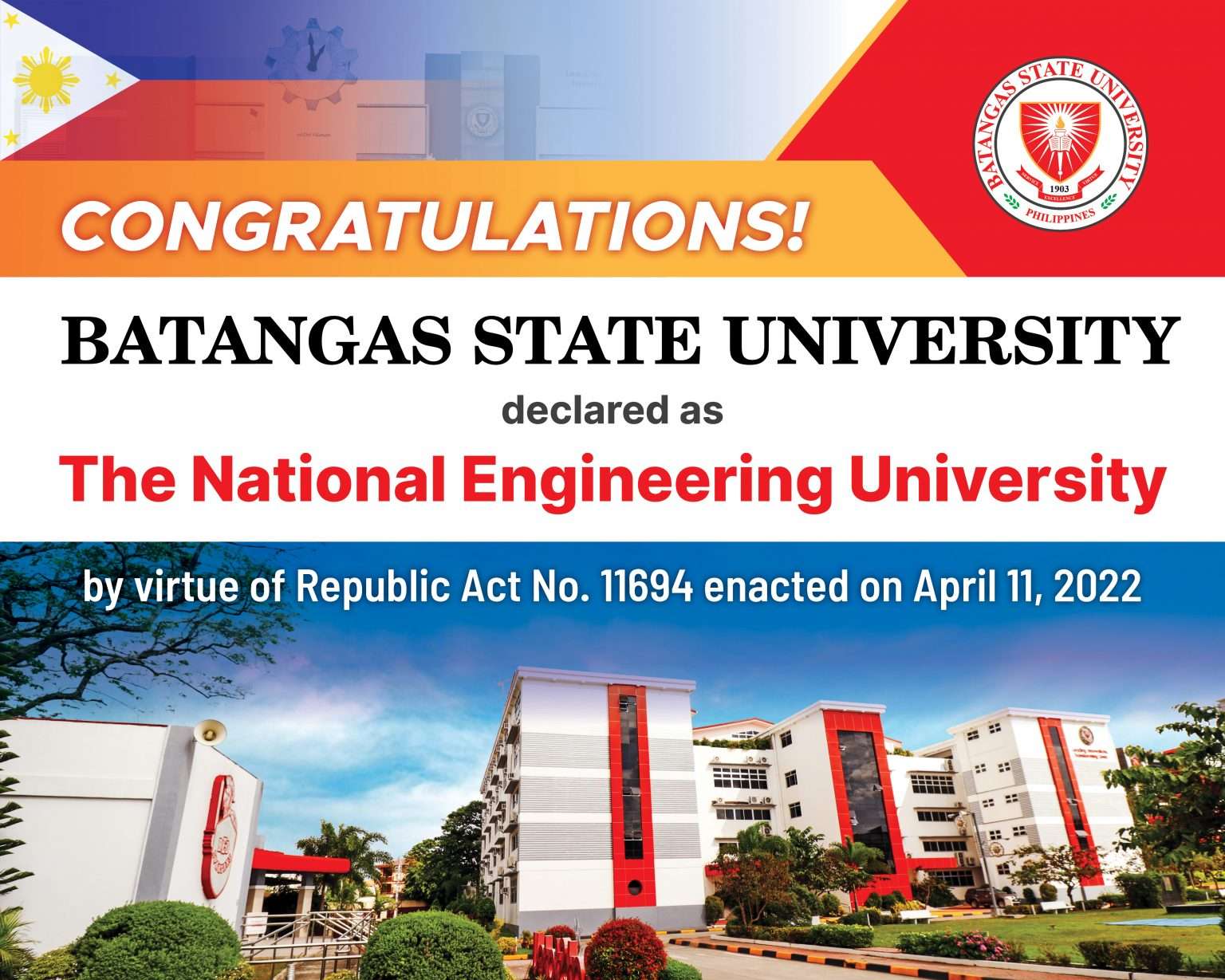 Batangas State University Declared As The Philippines’ National ...