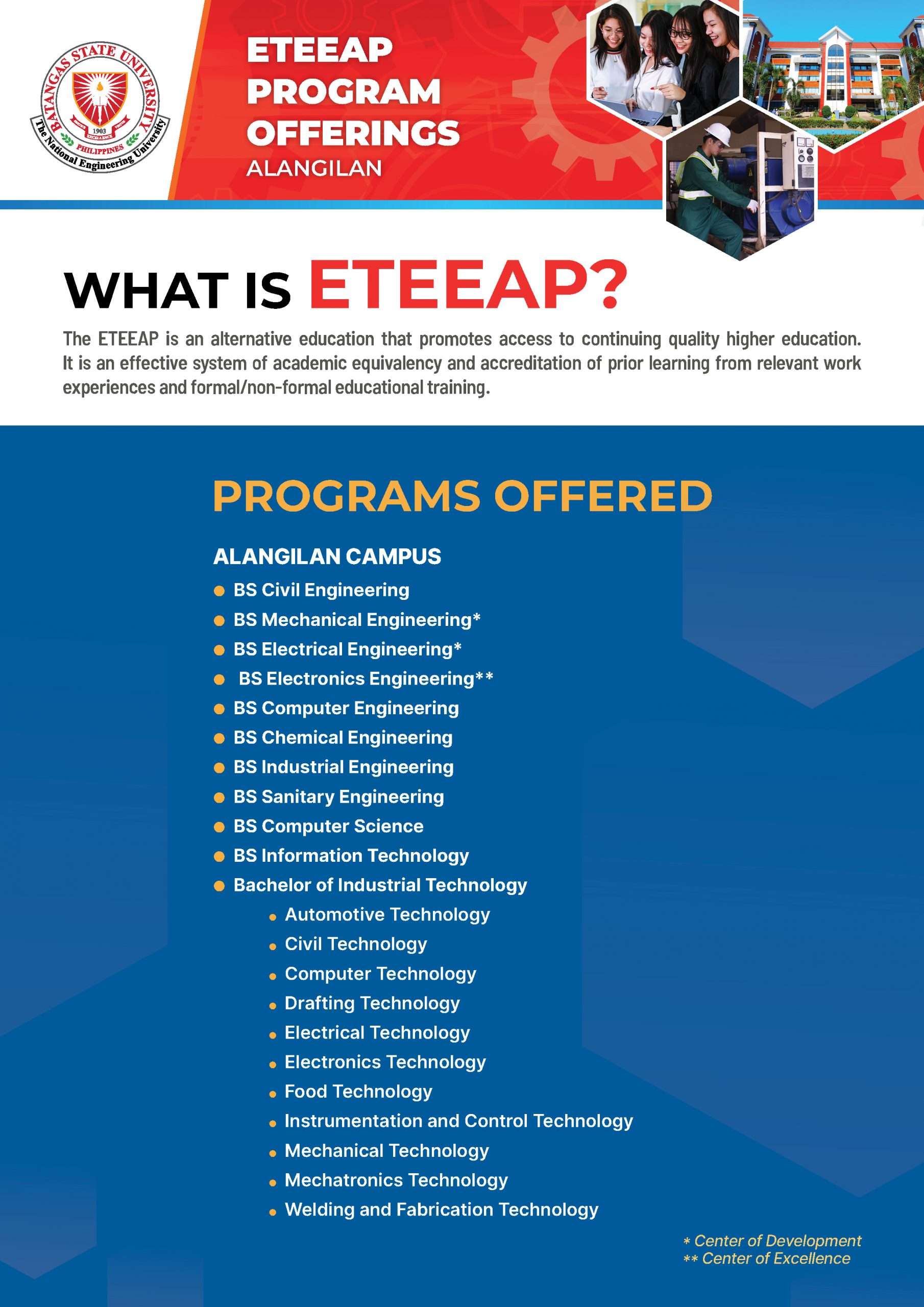 ETEEAP Website Brochure Batangas State University