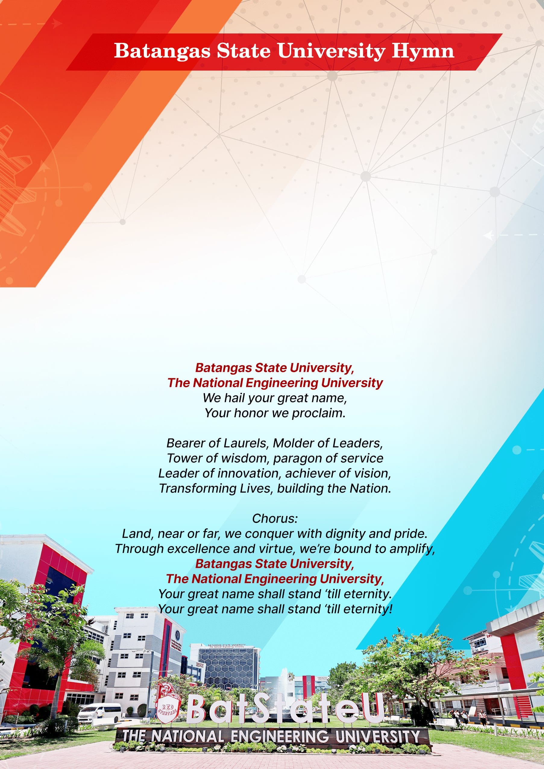 BatStateU Hymn | Batangas State University The National Engineering ...